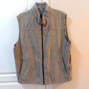 Men's Lightweight Zip-Front Vest - Gray